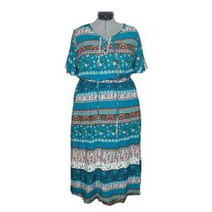 Multicolor Dress, BoHo